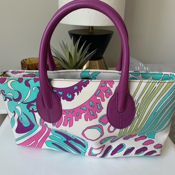 Emilio Pucci Handbags - Emilio Pucci purse handbag circa 2005
